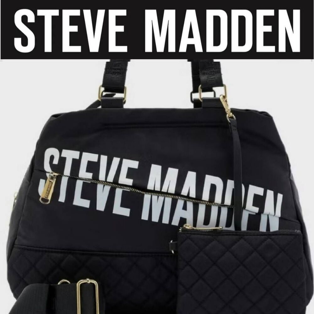 Steve Madden BSasha‎ 3-PC Tote & Cosmetic Bag Set